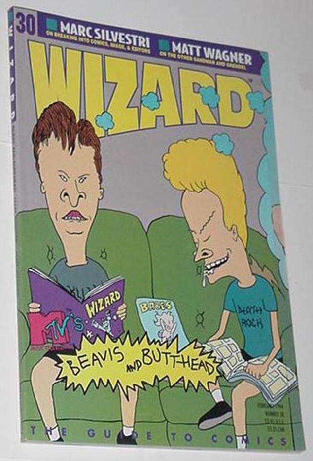 Wizard 30 Beavis and Butthead Cover