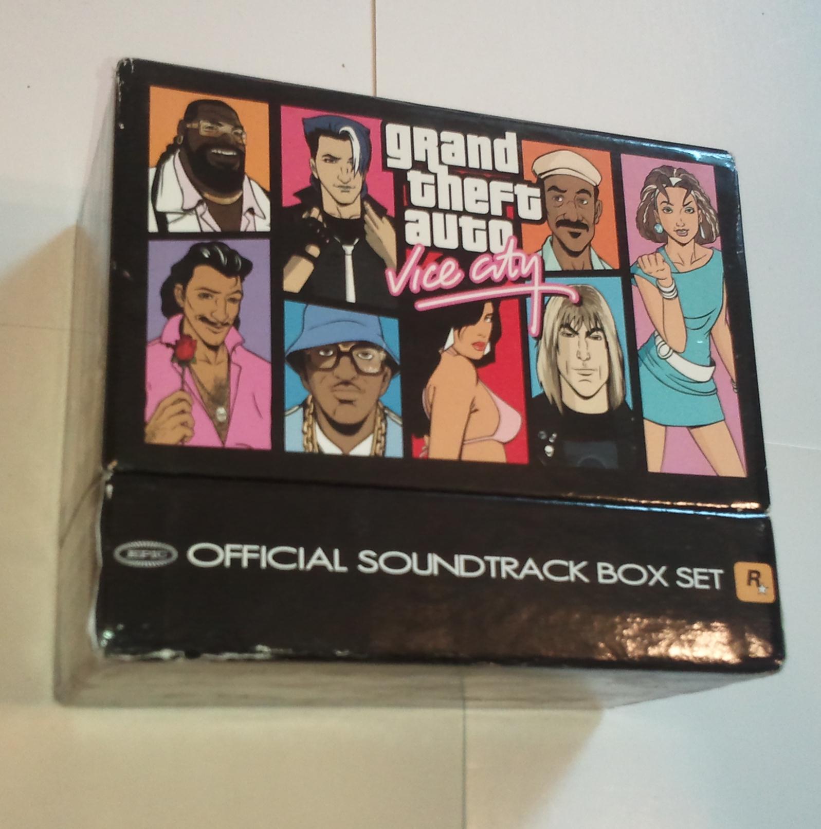 Grand Theft Auto Vice City Official Soundtrack Box Set Like New Ebay 