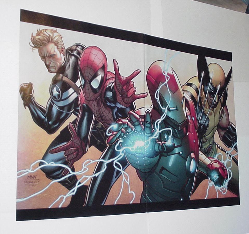 Avengers Poster 158 Spider Man Wolv Steve McNiven