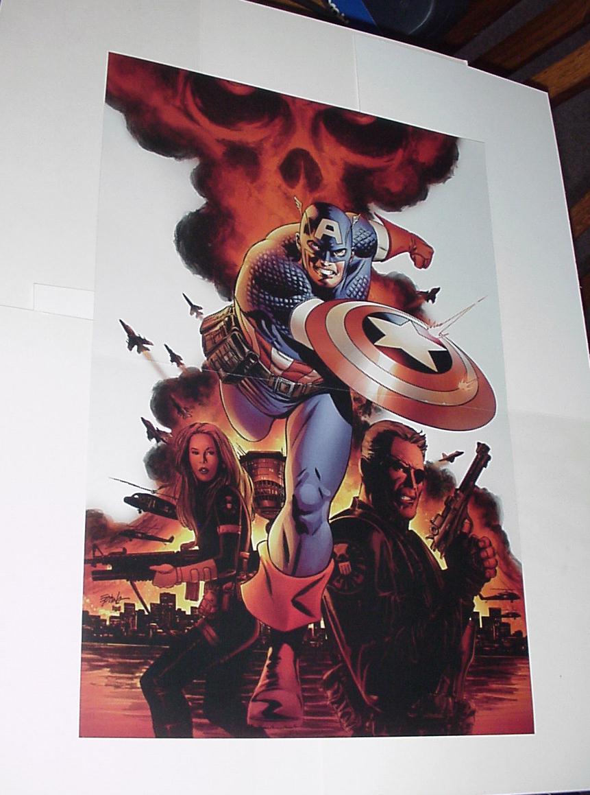 Captain America Poster #34 Nick Fury Steve Epting