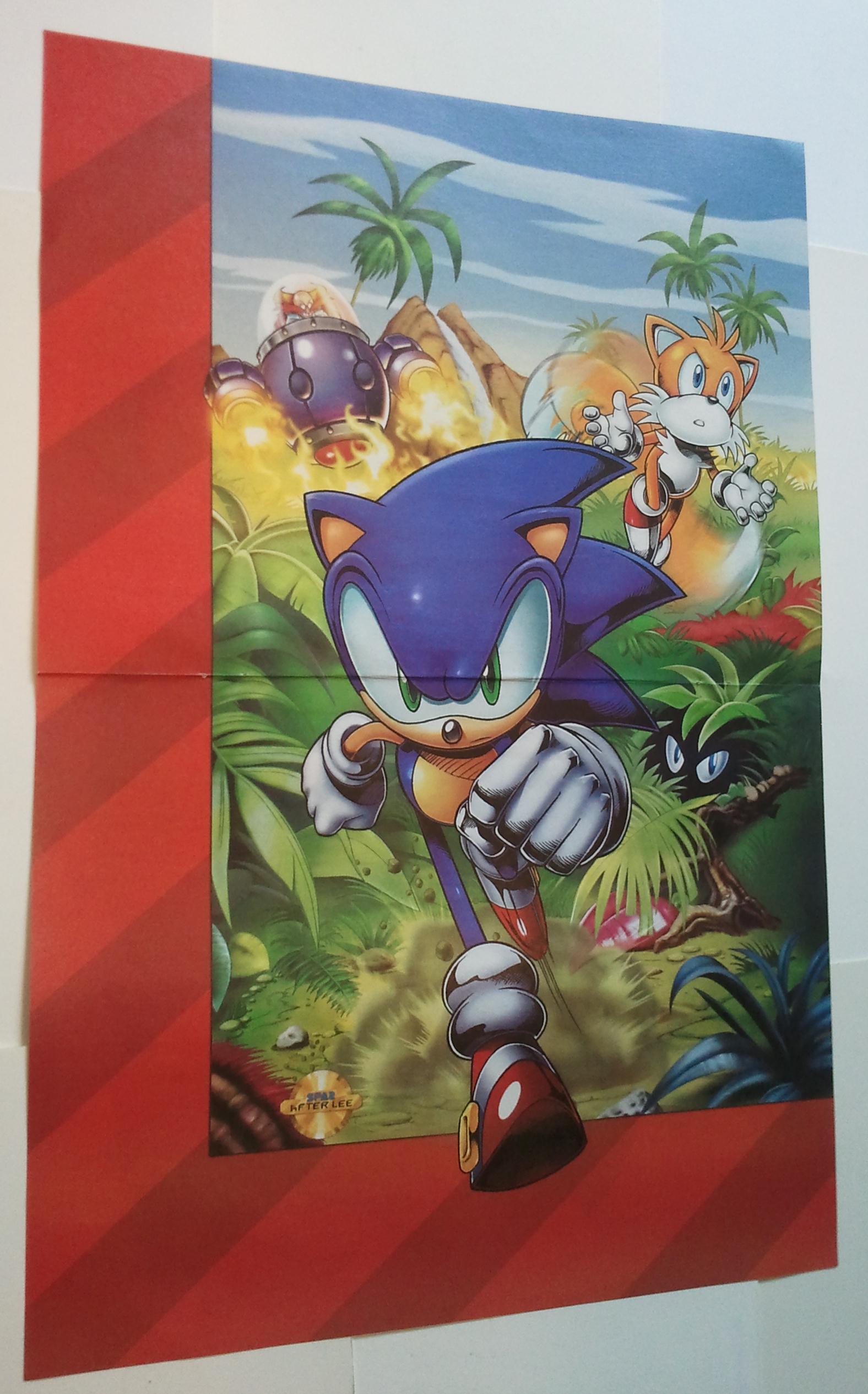 Sonic the Hedgehog Poster #15 Sonic and Tails vs Dr. Robotnik Frontiers Movie  3