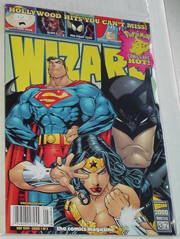 Wizard 93 Superman Batman Wonder Woman Joe Madurei