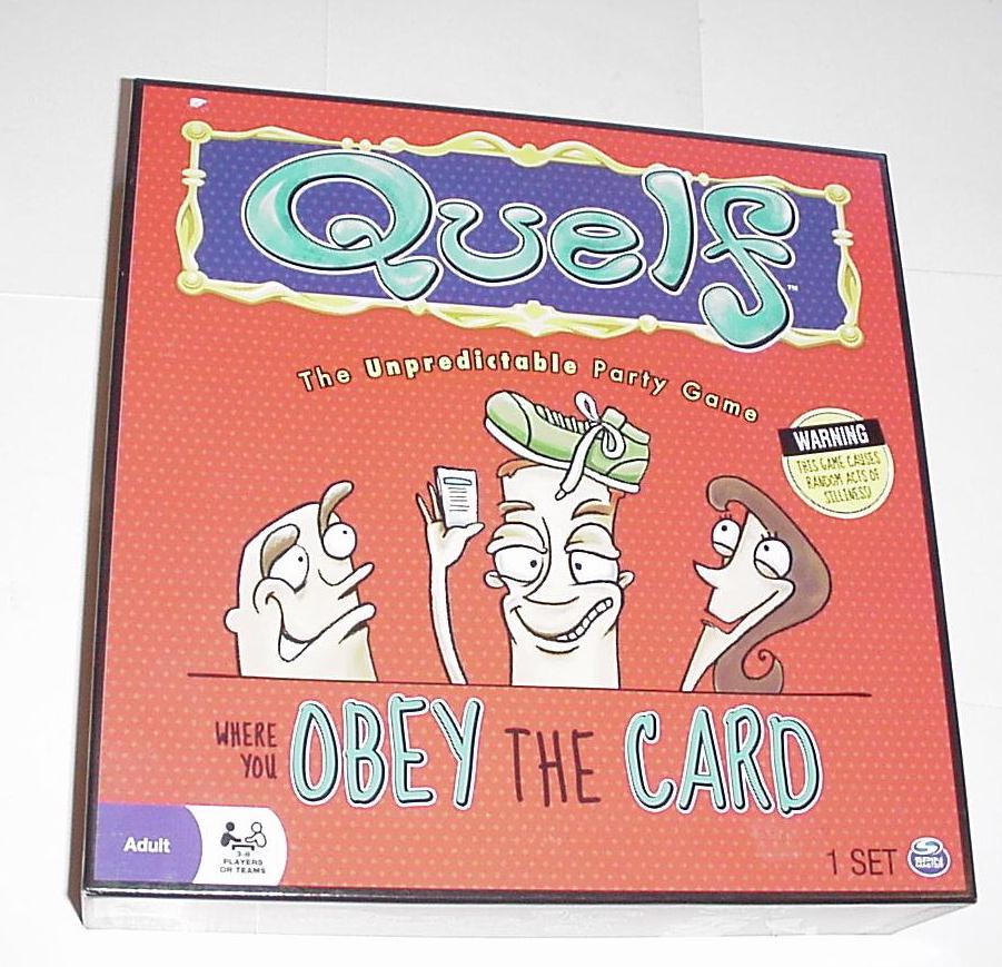 Quelf the Unpredictable Party Game Spin Master