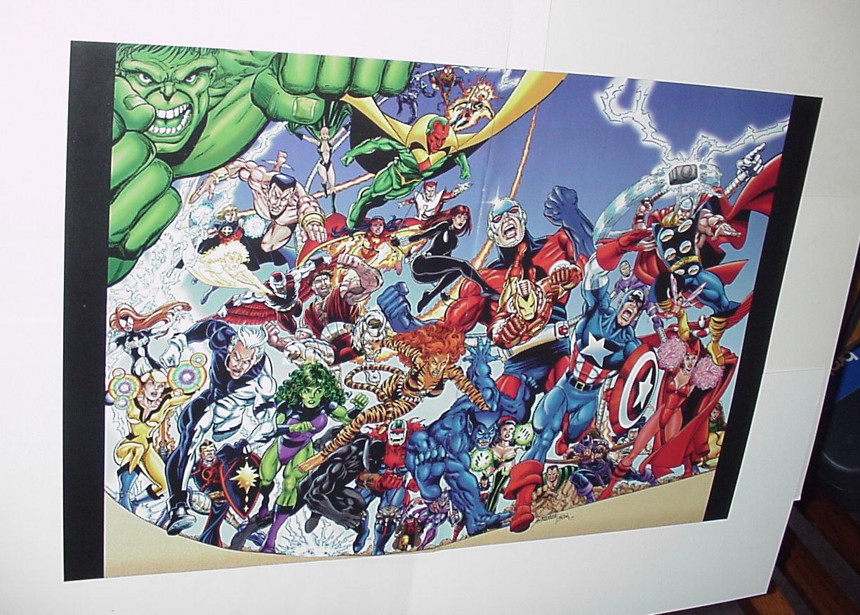 Avengers Poster #58 George Perez Iron Man Thor