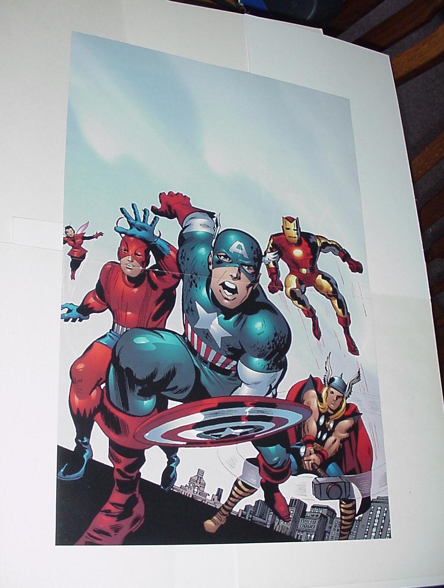 Avengers Poster #85 Capt America Thor Jack Kirby