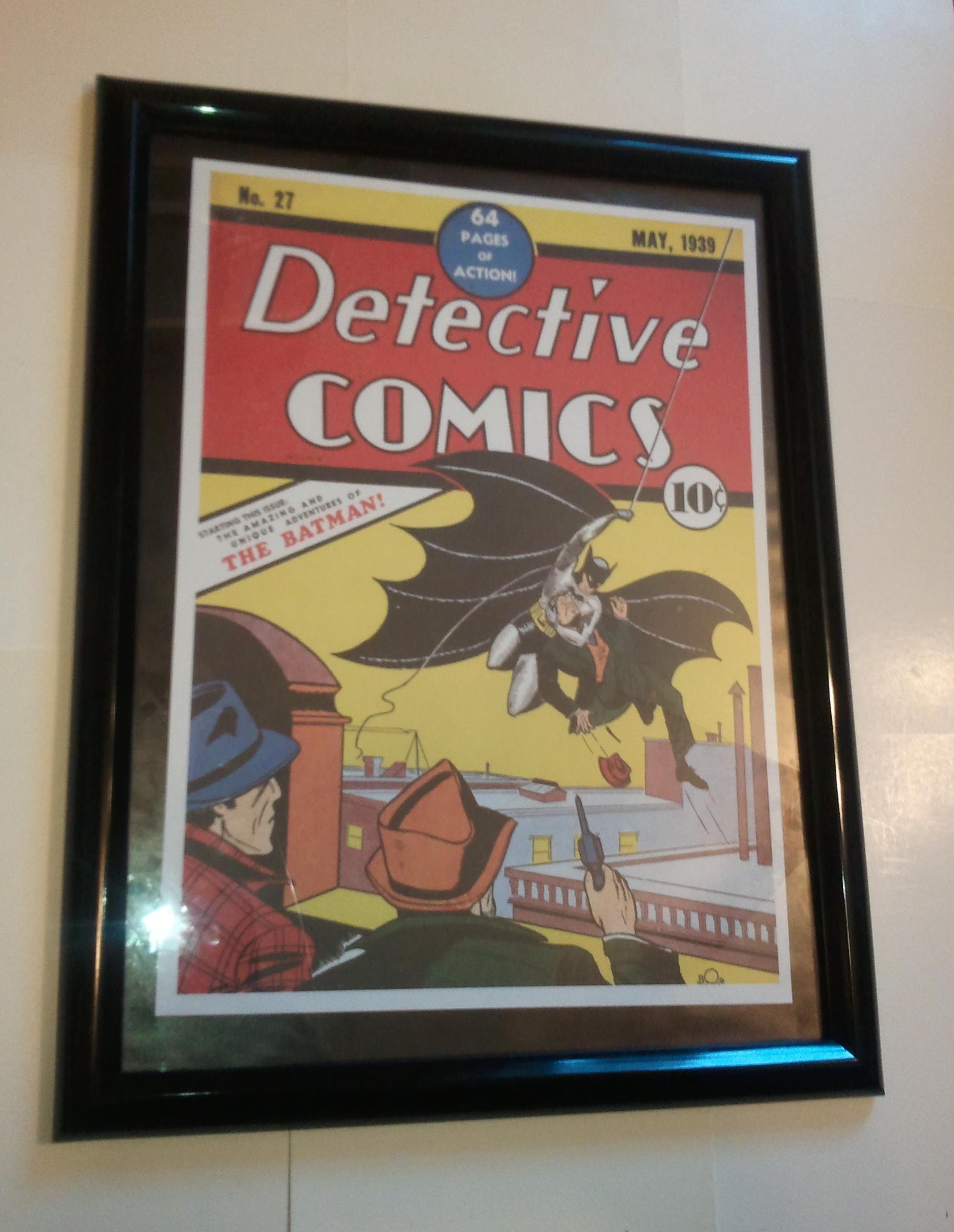 Batman Poster #20 FRAMED Detective COmics #27 (1939) by Bob Kane | eBay