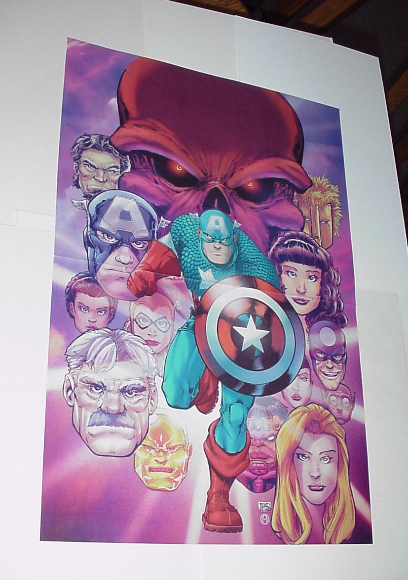 Captain America Poster #55 Sharon Carter Red Skull