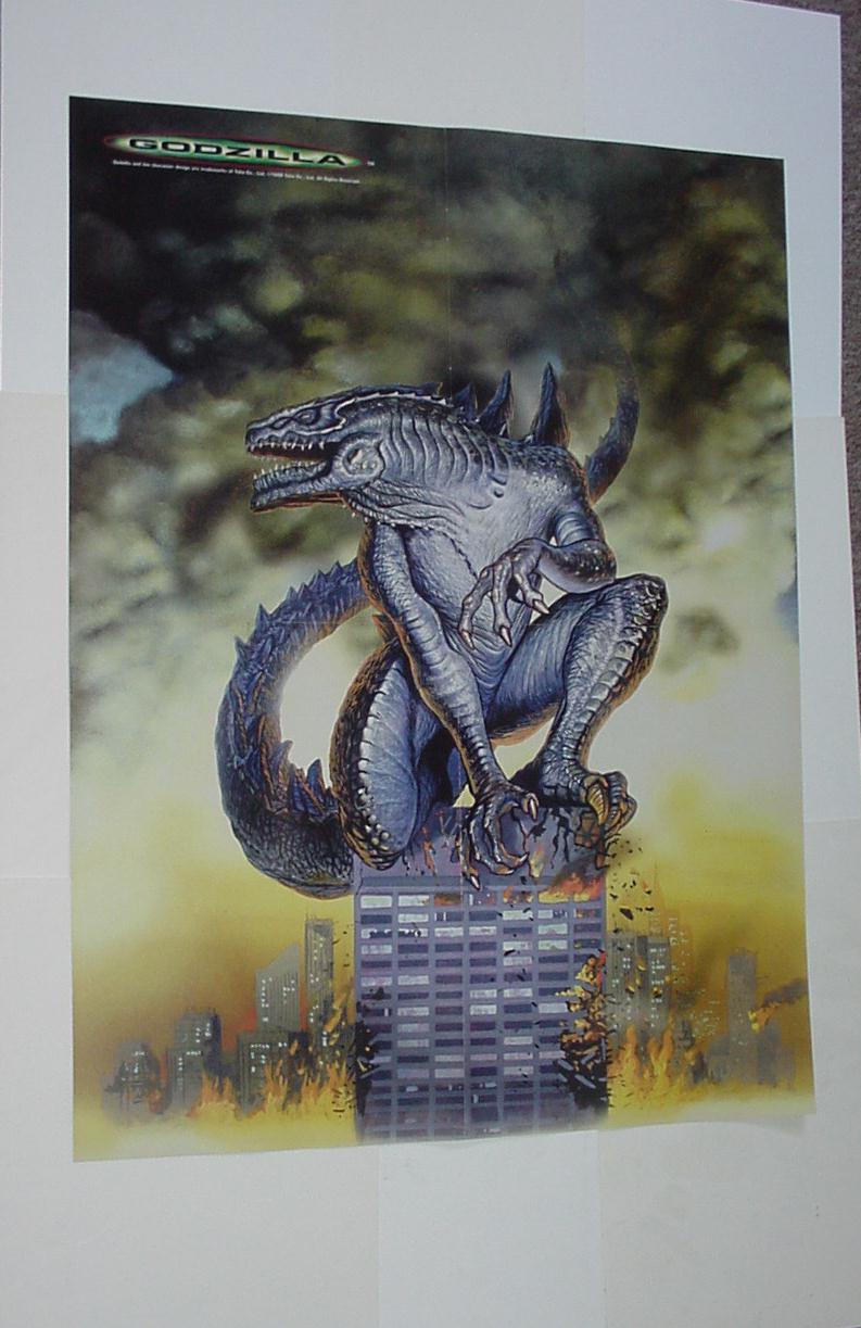 Godzilla Poster # 9 Burn City Burn Frank Ordaz Art