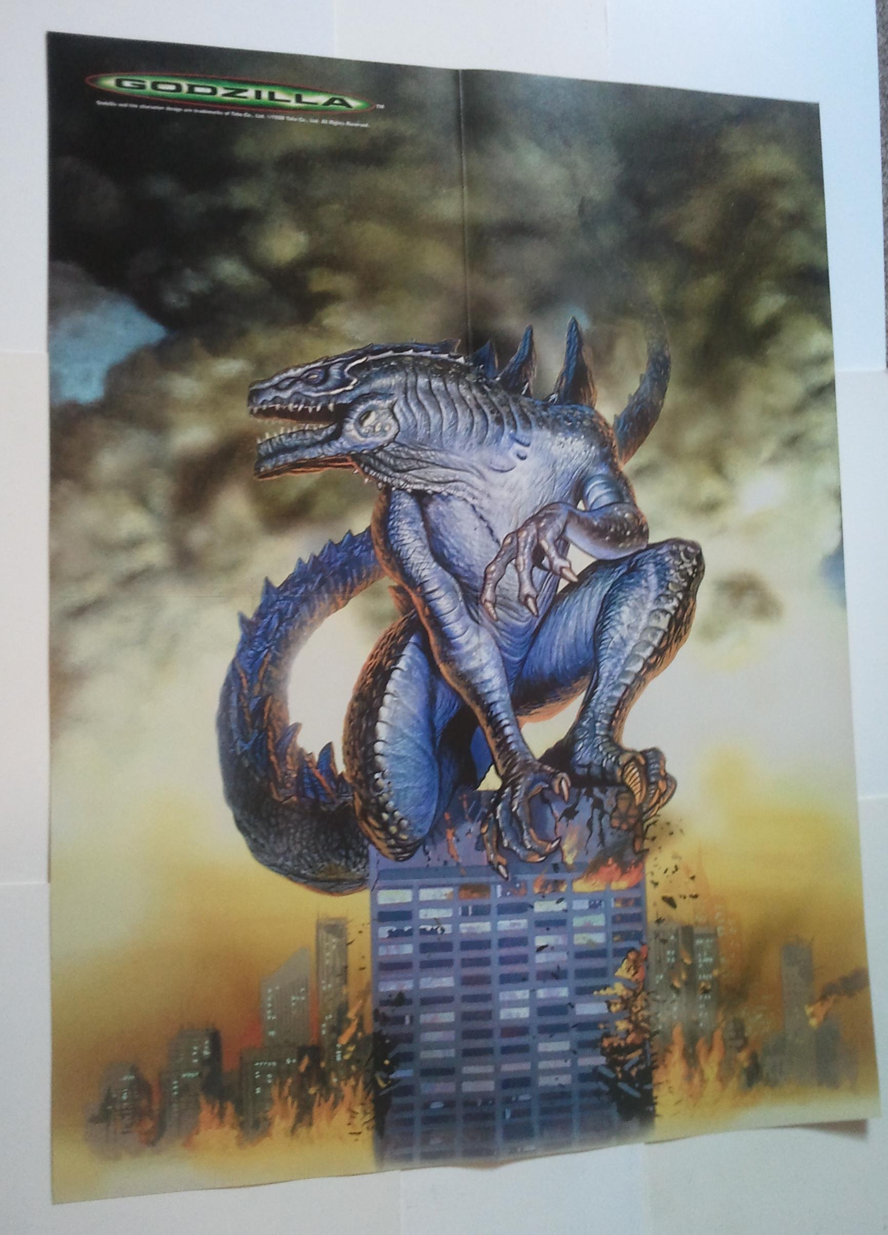 Godzilla Poster # 9 Burn City Burn Frank Ordaz Art