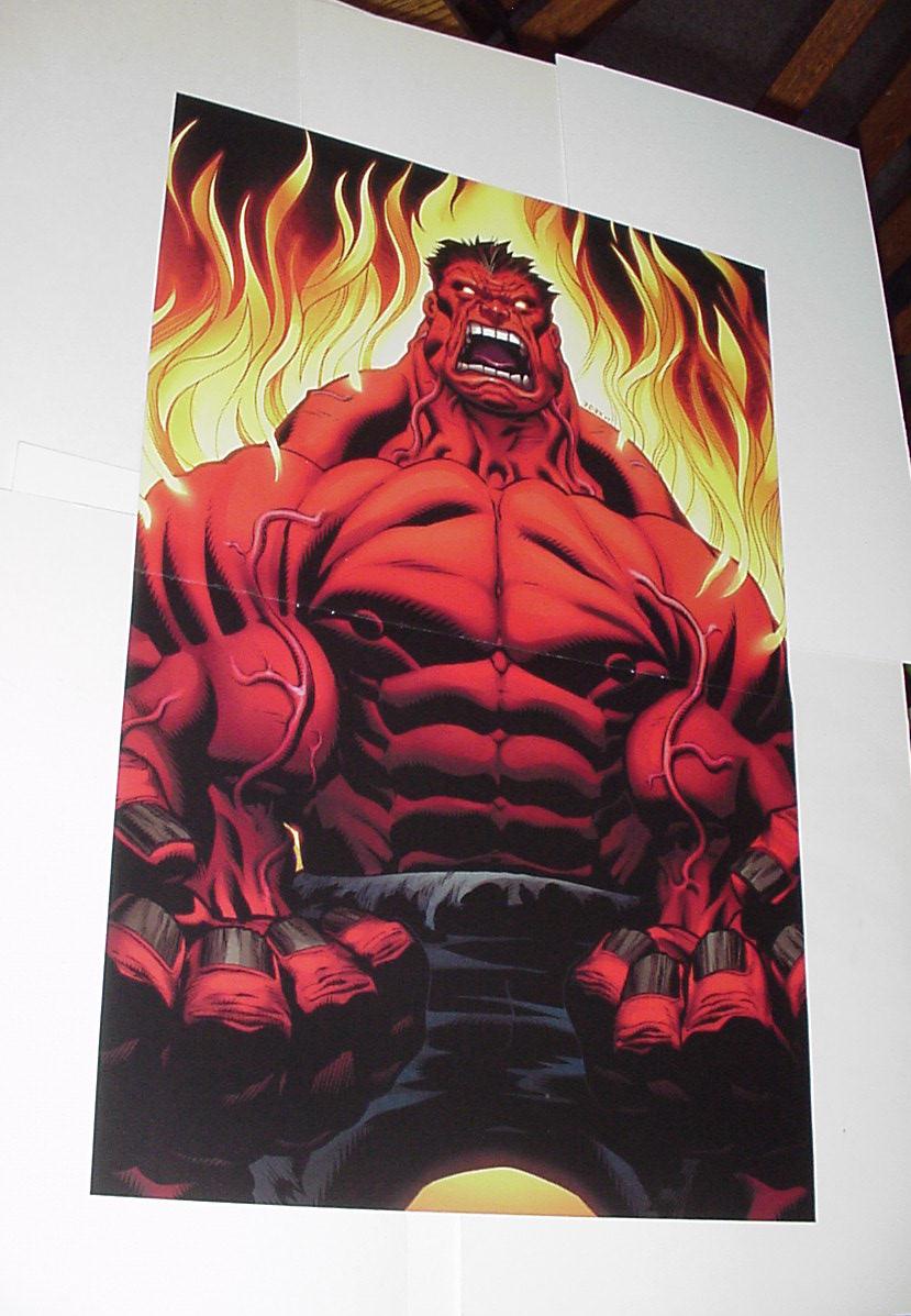 Hulk Poster #42 Red Hulk by Ed McGuinness Avengers