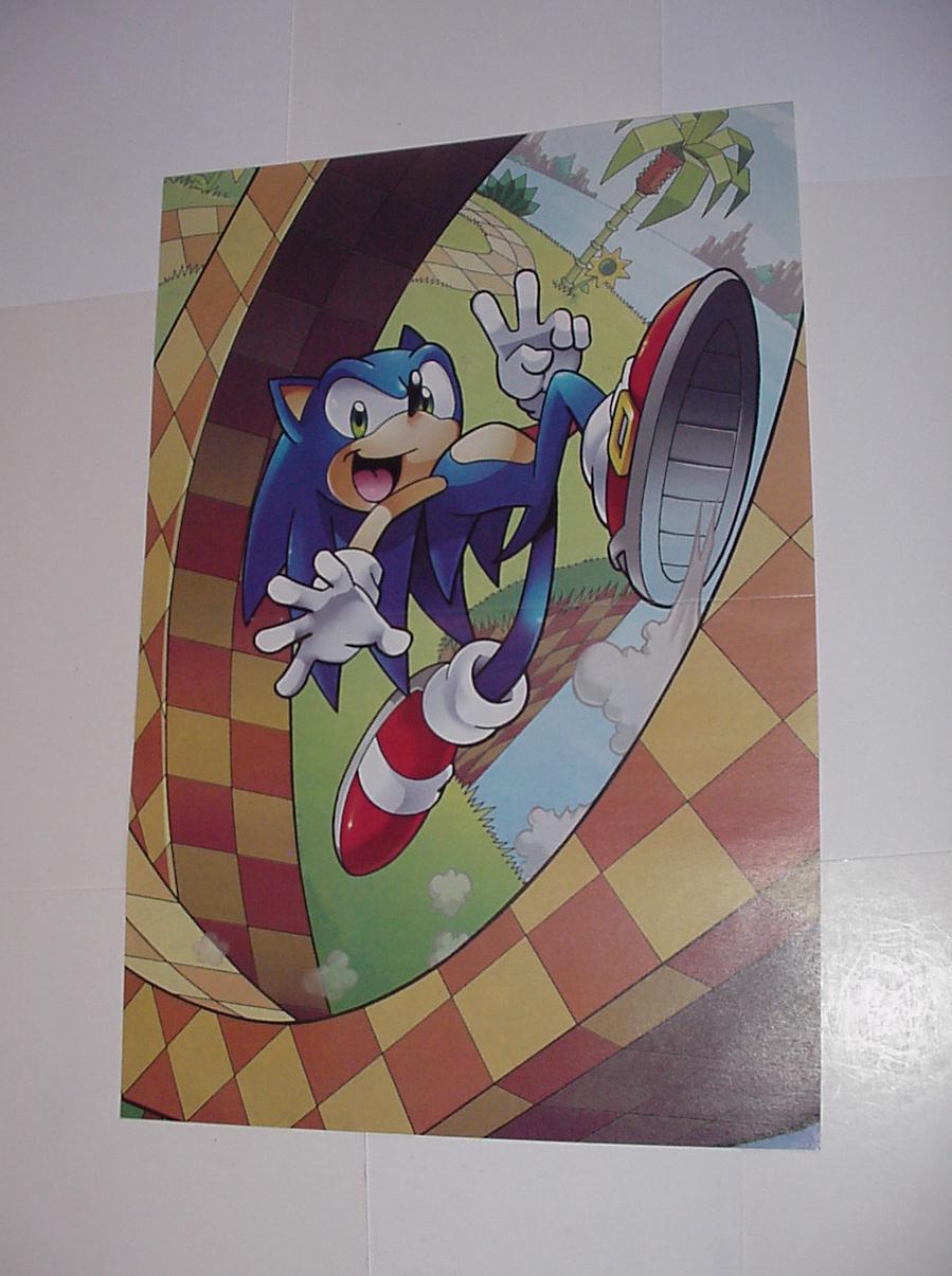 Sonic the Hedgehog Poster #10 Sonic Peace Sign