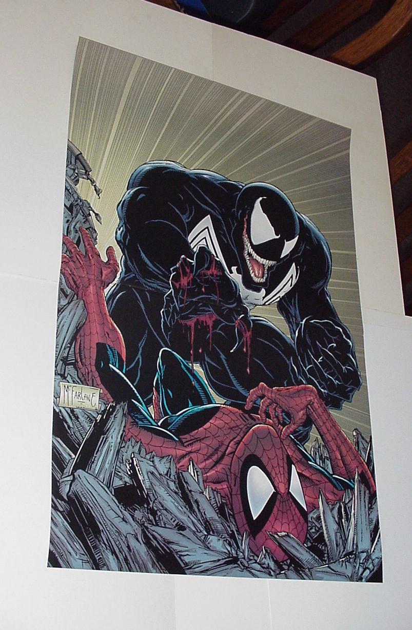 Spider-Man vs Venom Poster # 4 Todd McFarlane