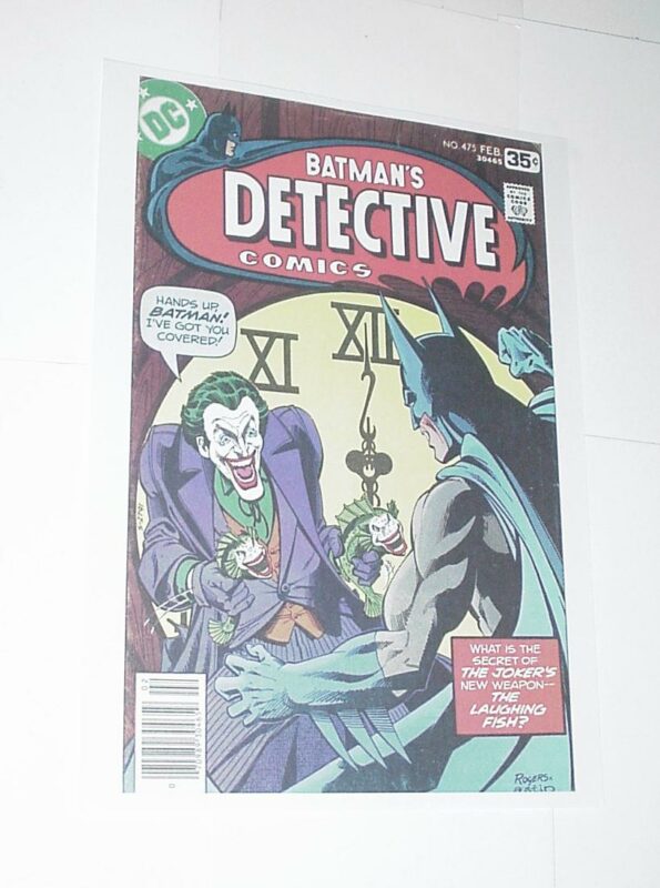 Batman Poster #26 vs Joker Detective Comics #475 (1978) Marshall Rogers ...