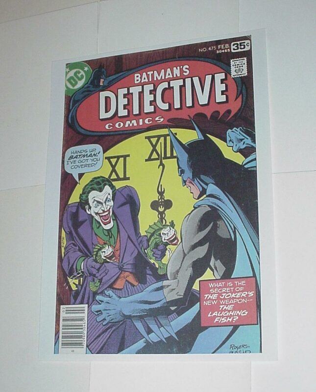 Batman Poster #26 vs Joker Detective Comics #475 (1978) Marshall Rogers ...