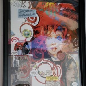 Sandman Pin-up #103 FRAMED Delirium Going Inside by Bill Sienkiewicz Hello, Doggie!