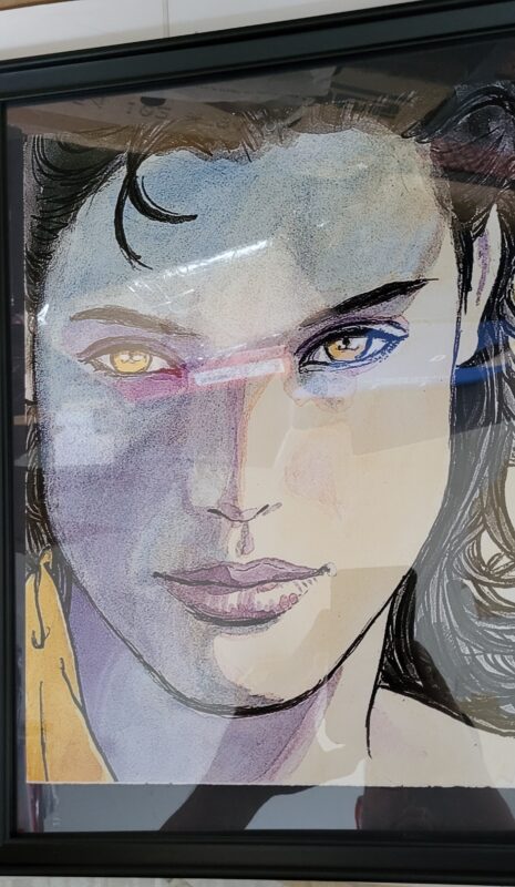 Sandman Pin-up #102 FRAMED What I've Tasted of Desire 2 by Milo Manara Yellow - Image 2