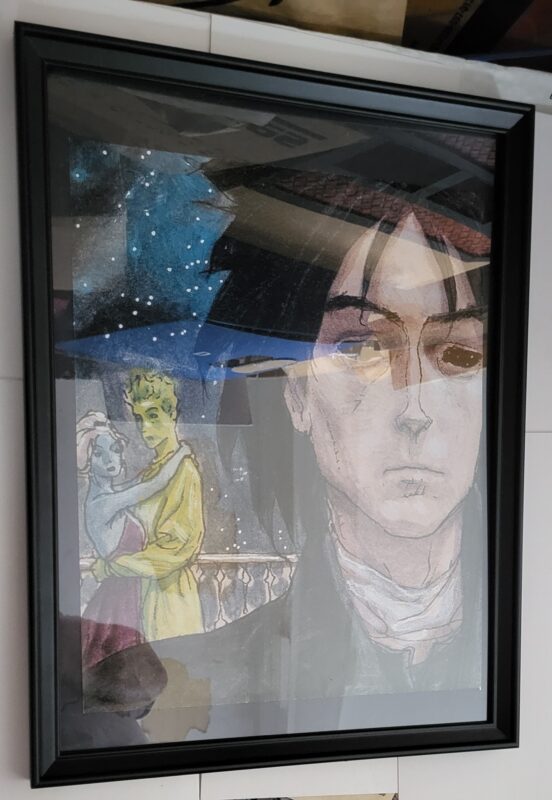 Sandman Pin-up #104 FRAMED Morpheus Endless Nights Miguelanxo Prado Heart of the Star - Image 2