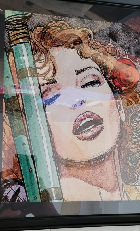 Sandman Pin-up #99 FRAMED What I've Tasted of Desire by Milo Manara Rose - Image 2