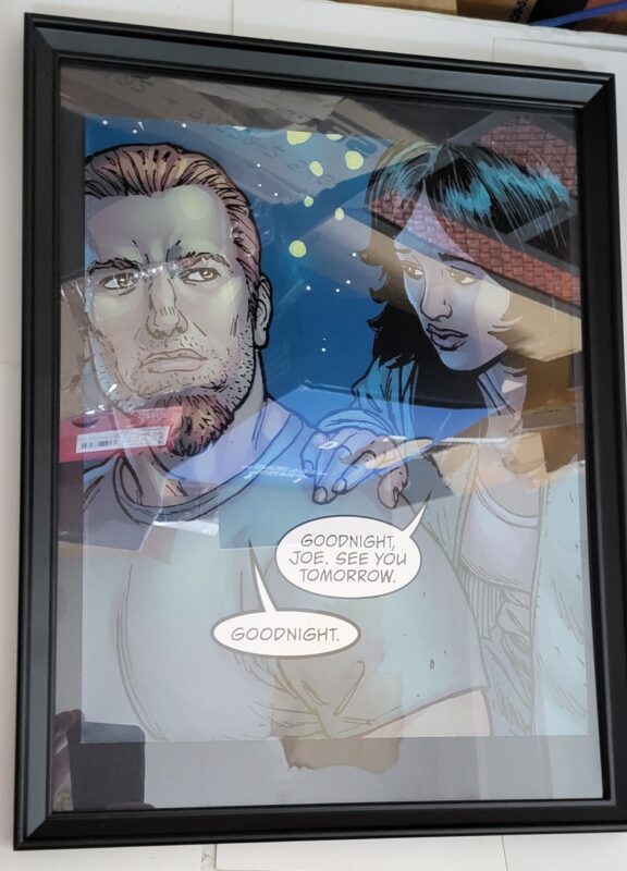 Sandman Pin-up #101 FRAMED Destruction on the Peninsula by Glenn Fabry