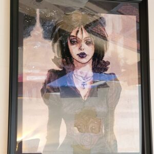 Sandman Pin-up #107 FRAMED Death of The Endless Miguelanxo Prado Netflix Teleute