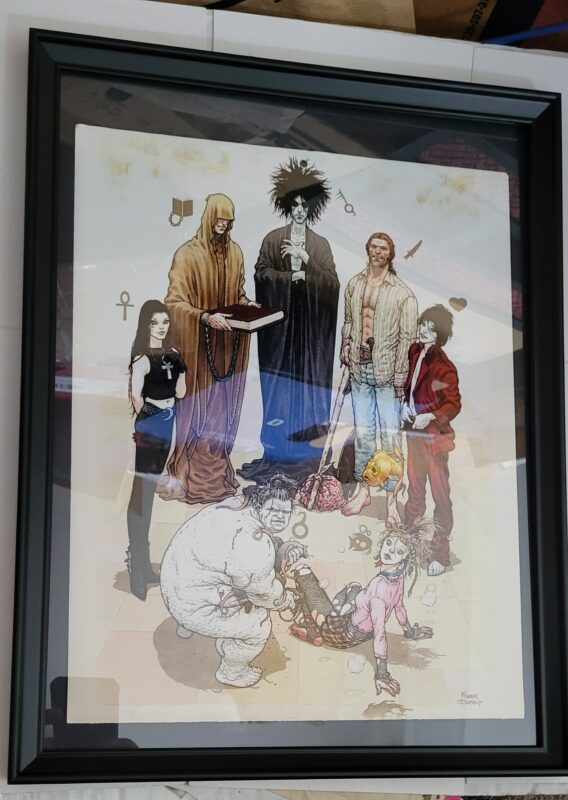 Sandman Pin-up #96 FRAMED The Endless Frank Quitely Neil Gaiman Netflix Series HIT