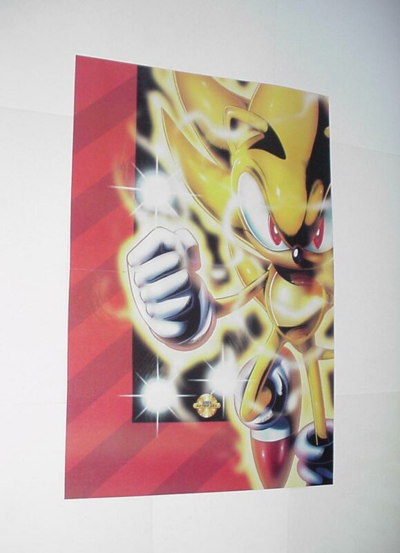 Sonic the Hedgehog Poster # 3 Super Sonic by Patrick Spaziante Spaz ...