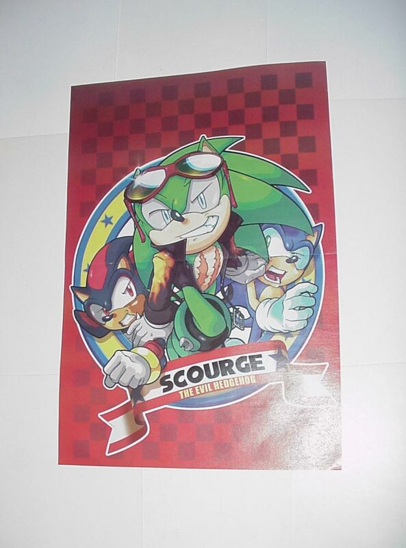 Sonic the Hedgehog Poster # 4 Scourge the Evil Anti-Hedgehog ...